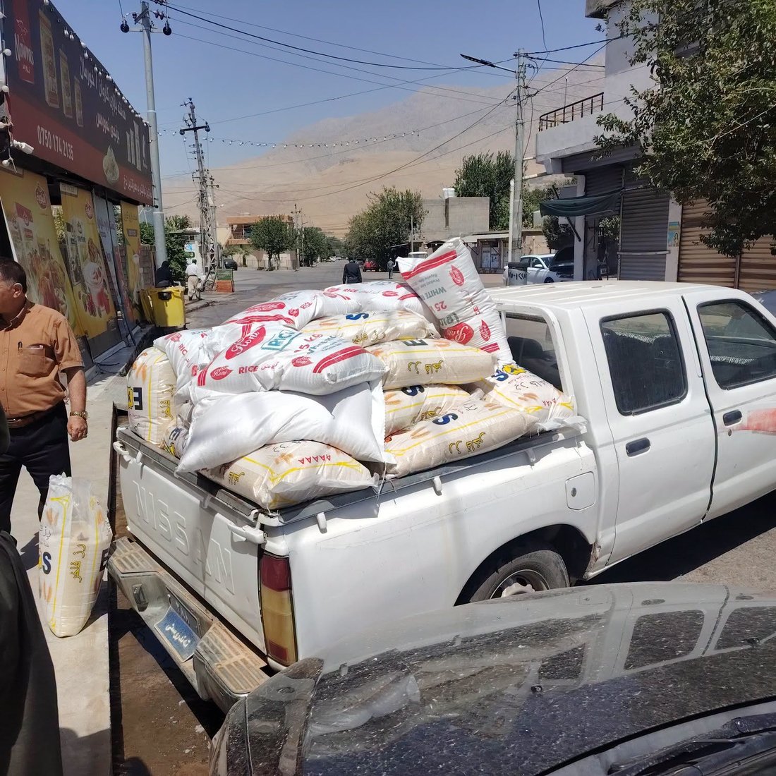 زیاتر لە تۆنێک برنجی “ئەسپێ لێدراو” لە هەفتەبازاڕێکی خورماڵ گیرا