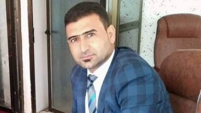 مندلي: الناشط عمر القيسي ينجو بأعجوبة من هجوم بالقامات والهراوات (صور)