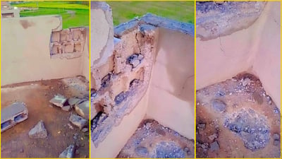 صور: صاعقة تضرب منزلاً في دهوك