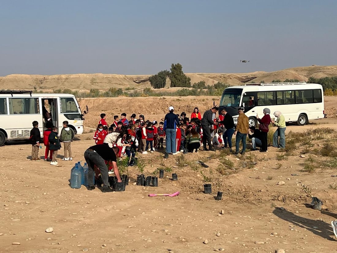 لە دەوربەری ‌بەنداوی ئەڵوەند هه‌ڵمه‌تێكی نه‌مام چاندن به‌ڕێوه‌چوو