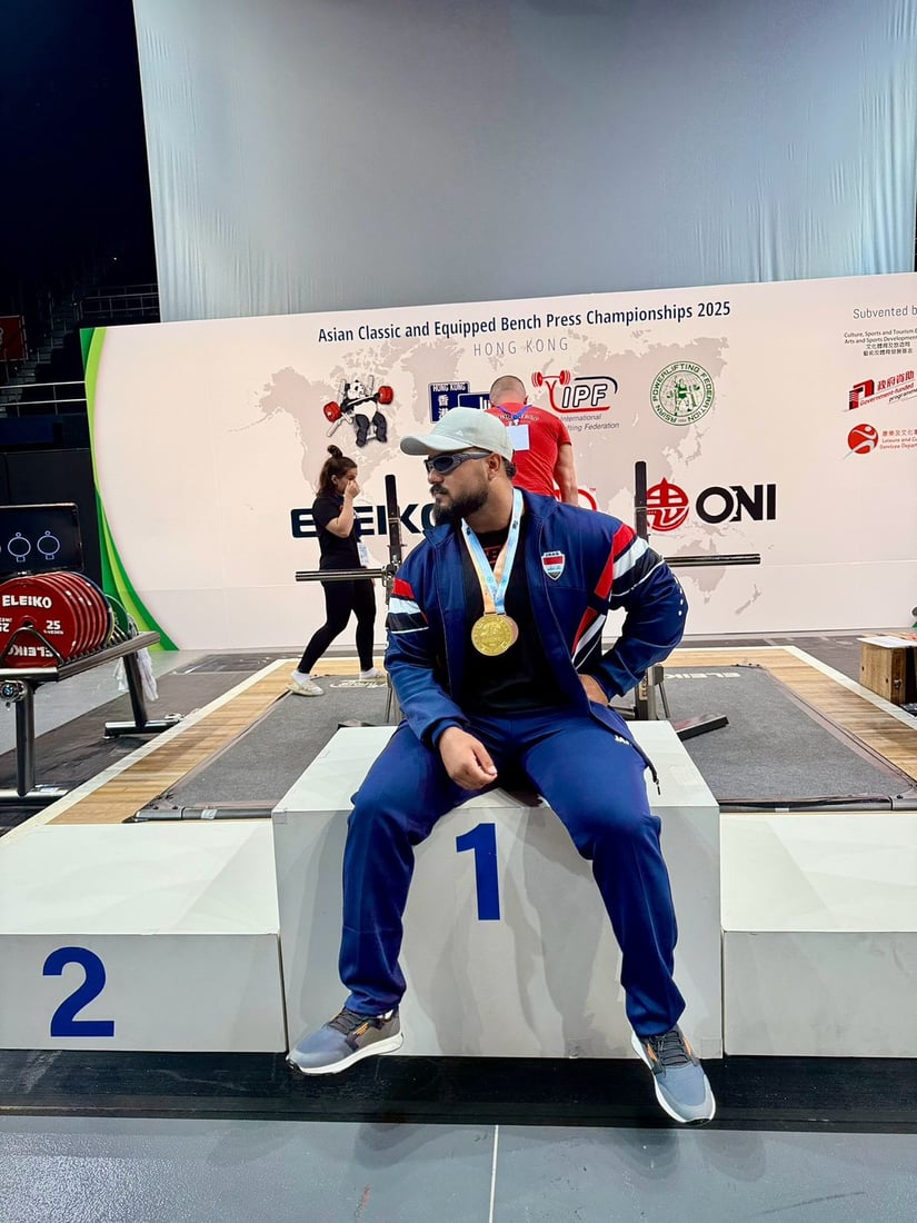 شقيقان من النجف يحصدان الذهب والفضة في بطولة آسيا لرفع الأثقال (صور)