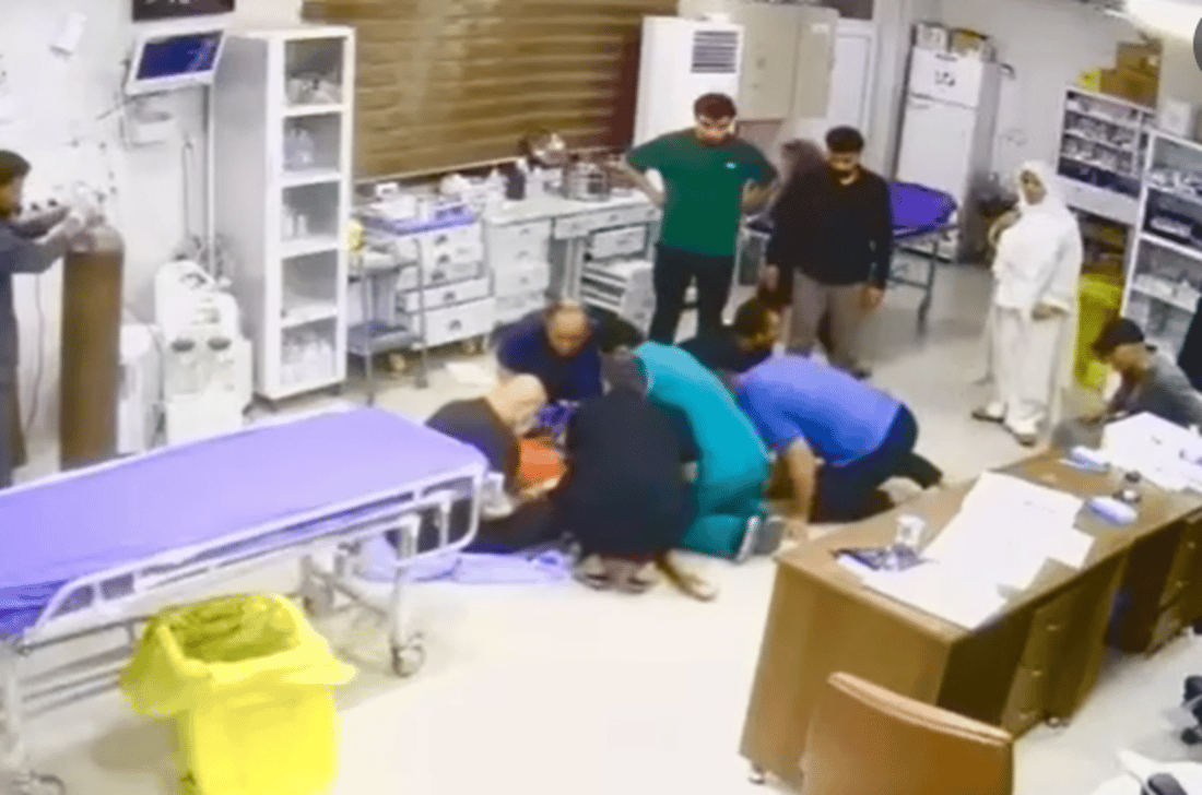 کارەبا گرتی و دڵی وەستا بەڵام دکتۆرە ئازاکان ژیانیان رزگارکرد