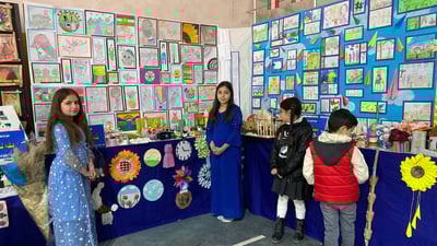 صور.. تلاميذ دهوك يتنافسون في تحدي الرسم السنوي