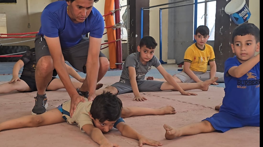 Mosul gymnastics club trains children for future Olympic dreams