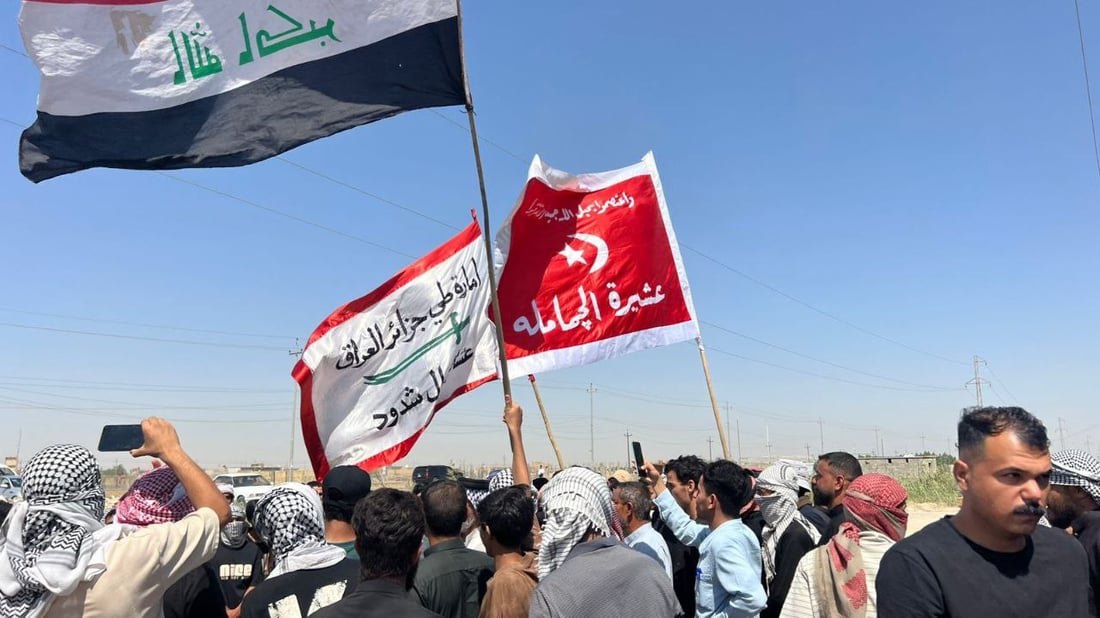 صور: تظاهرات في سوق الشيوخ للمطالبة بالخدمات.. الأمراض انتشرت
