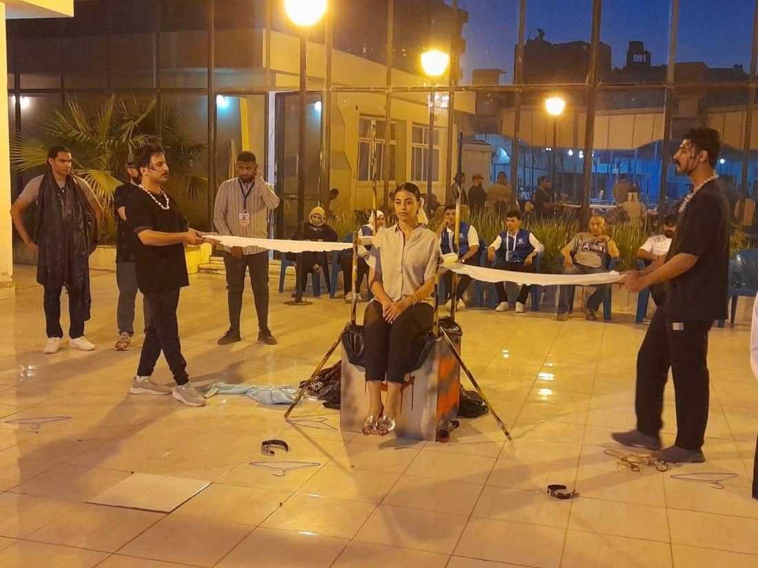 Basra theater troupe wins six awards in Egypt for play on oppression of women