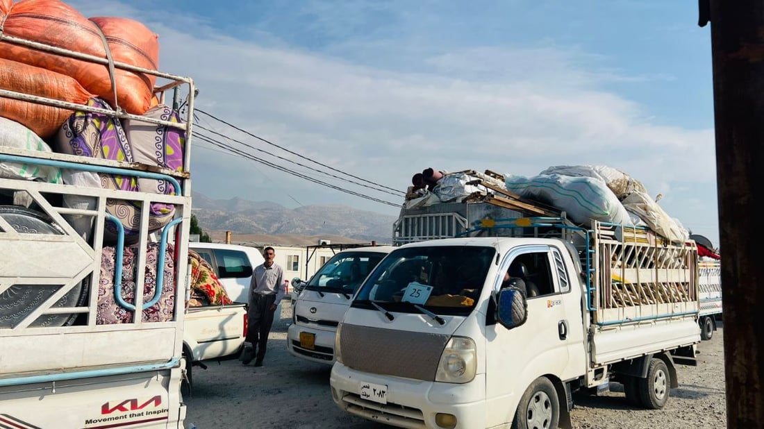 صور: مئات الإيزيديين عادوا طوعاً إلى منازلهم في سنجار وسيأخذون “سلعاً معمرة”