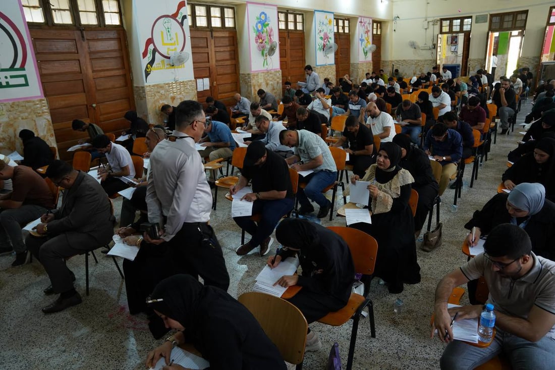 نقابة الصحفيين تختبر 250 متقدماً للانتساب وتغيير الصفة من ميسان وواسط (صور)