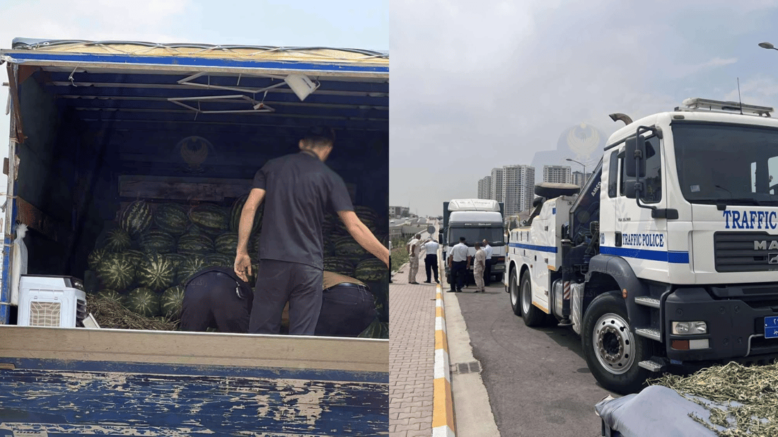 هاتوچۆی سلێمانی لێپێچینەوە لە میوەفرۆشەکانی سەر شەقام دەکات