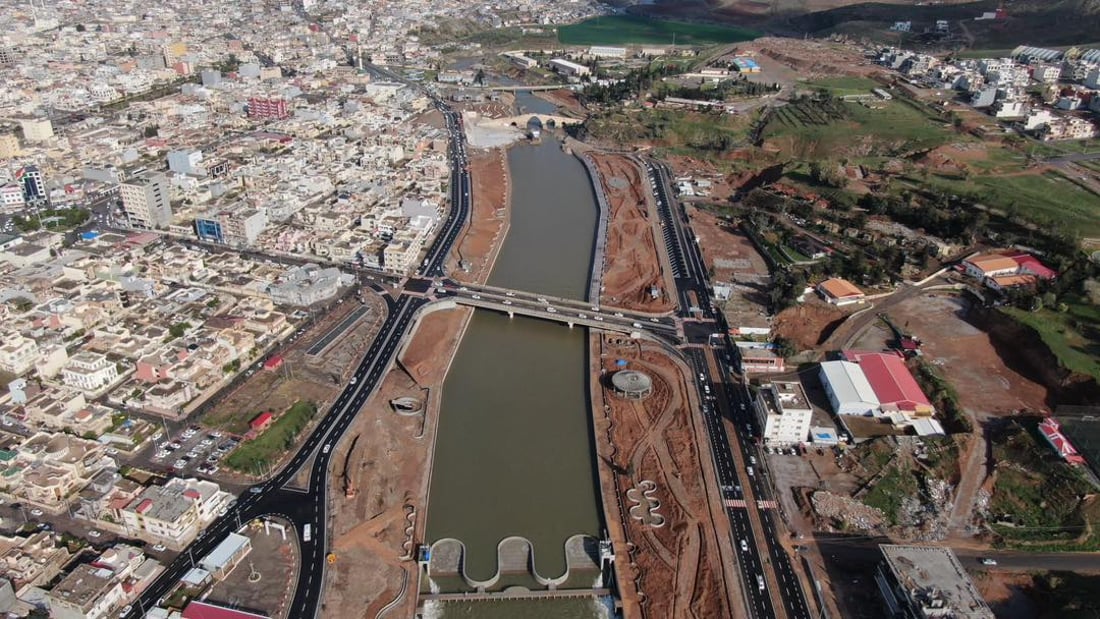 صور: زاخو تنجز كورنيشاً على الخابور قرب جسر دلال الأثري