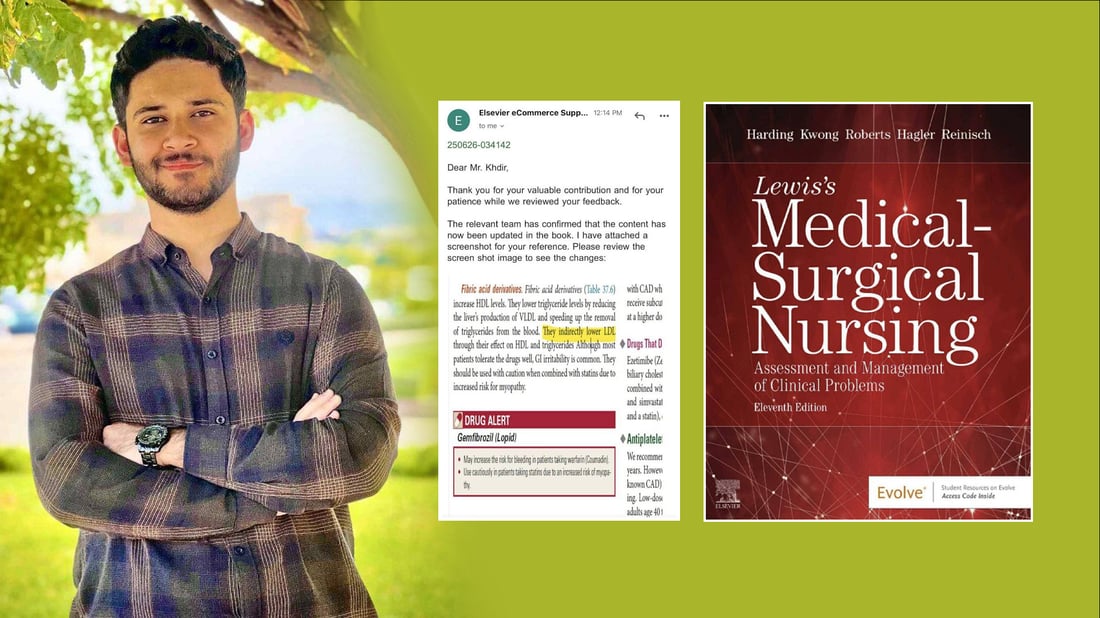 خوێندکارێکی زانکۆی راپەڕین هەڵەیەکی زانستی لە کتێبی نێوده‌وڵه‌تى دۆزییەوە