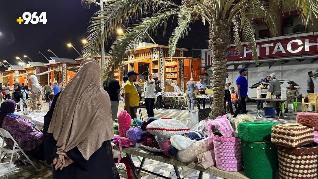 متنبي البصرة يتفوق على النسخة الأصلية.. معارض ومحاضرات في الهواء الطلق (صور)