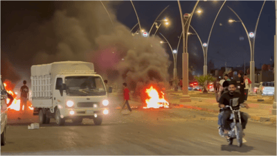 إغلاق شارع القائد بالنار.. تواصل الاحتجاجات في الحيانية لليوم الرابع
