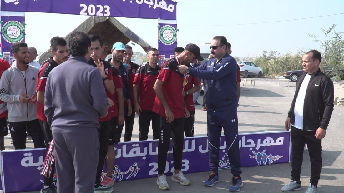 صور: ماراثون للنساء والرجال في الحلة.. دراجات وركض حتى بوابة عشتار