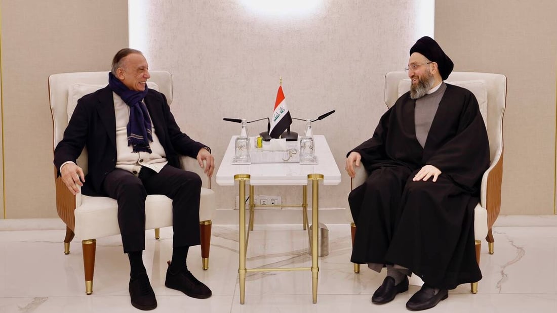 الكاظمي دخل إلى المشهد الجديد وزار بيت الحكيم