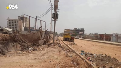 Dispute over shared sidewalk causes week-long halt of government project in Najaf