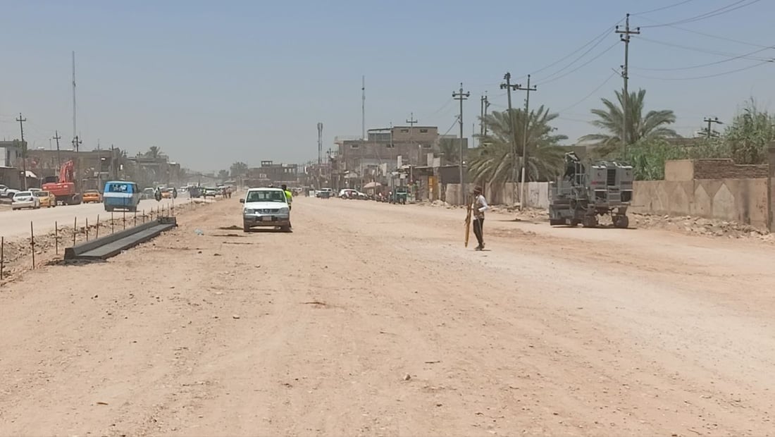 صور: طويريج تخشى دخول محرّم وصفر قبل تأهيل شارع مهم.. والشركة ترد: هذا أسرع ما لدينا