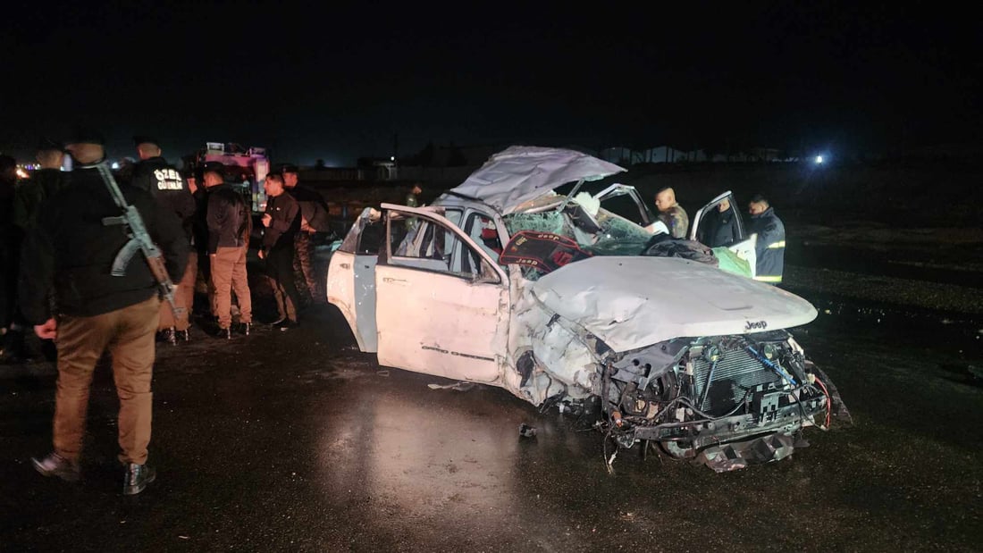 Four killed in high-speed crash near kirkuk