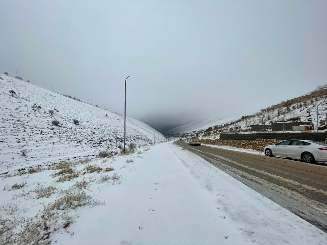 صور من السليمانية: جبل گويژة يرتدي الوشاح الأبيض