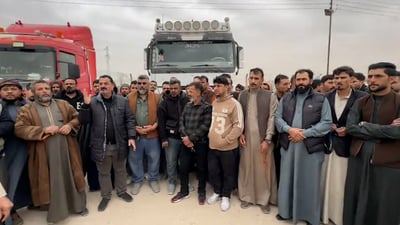 شاحنات البصرة تخاطب السوداني بغضب: أطلق سراح السوّاق