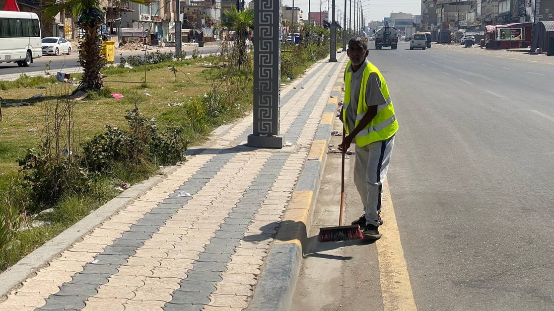 صور: البصرة تجلي شوارع مركز المدينة وتودع عاشوراء