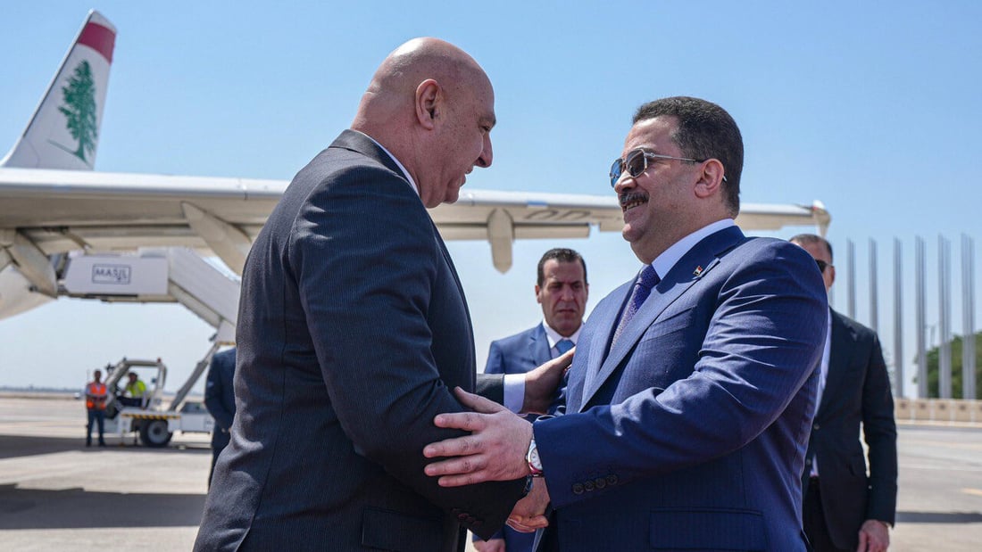 عون من بغداد: زيارتي تلبية لدعوة رشيد وتحمل مشاعر التقدير للعراق وشعبه