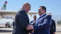 السوداني يستقبل الرئيس اللبناني جوزيف عون في بغداد