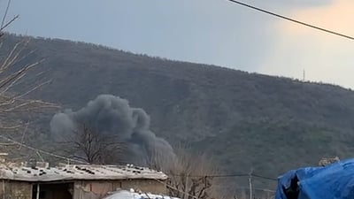 Turkish airstrike targets area near Sargali village in Amedi district