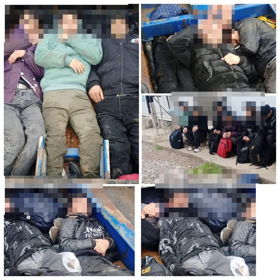 هەشت هاوڵاتی ئەفغانی لەناو بارهەڵگرێکدا دەستگیرکران