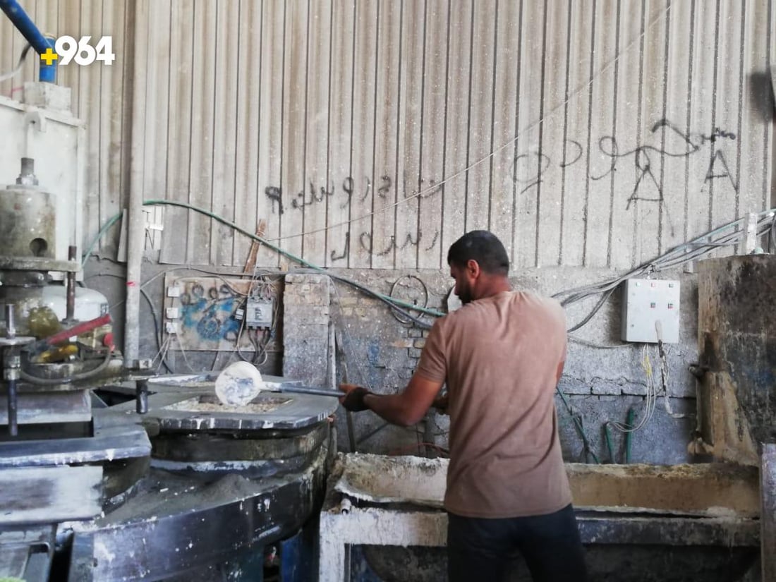 منتجها أفضل بأحجار كردستان.. معامل كاشي بغداد عاجزة أمام الإيراني “الأنيق الرخيص”