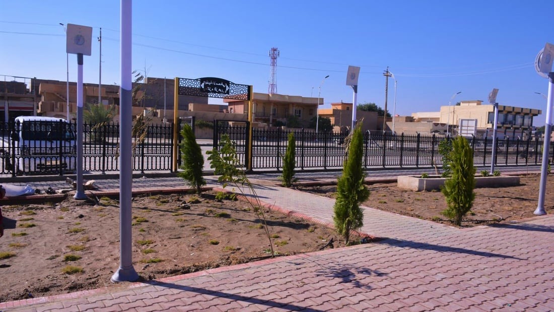 بكلفة 180 مليونا.. إنجاز متنزه الزهور في ناحية الإسحاقي