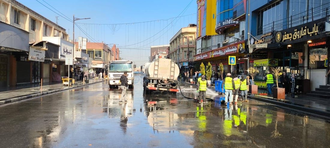 بازاڕی ئیسکان پاككرایەوە و بۆ مانگی رەمەزان ئامادە دەكرێت