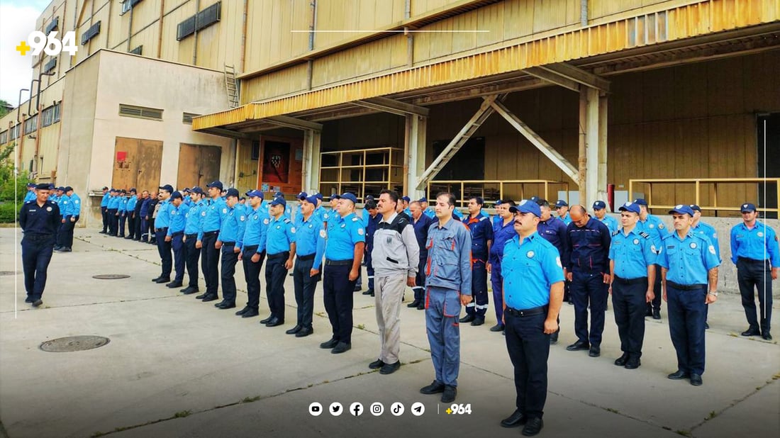 سەرجەم بنکەکانی بەرگری شارستانی سلێمانی سەرقاڵی مەشق و راهێنانن