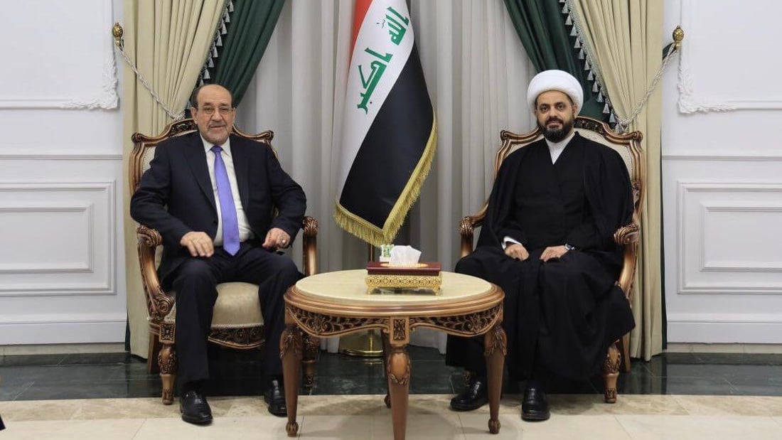 Baghdad meeting between Maliki and Khazali centers on Syria, government formation