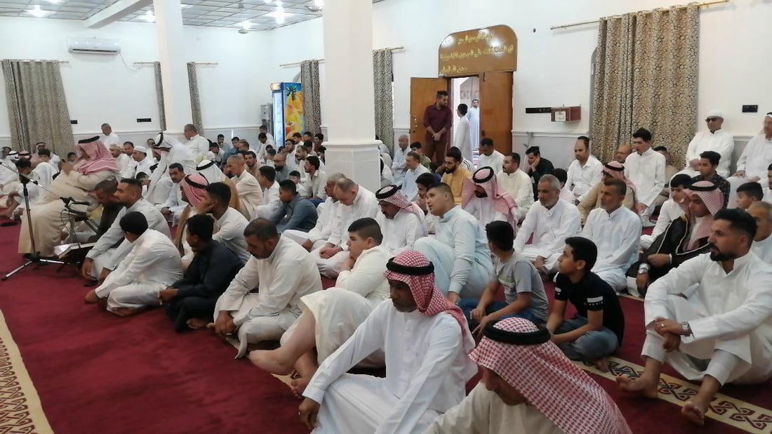 صور لصلاة العيد في سوق الشيوخ.. الجامع الكبير اكتظ بالمصلين