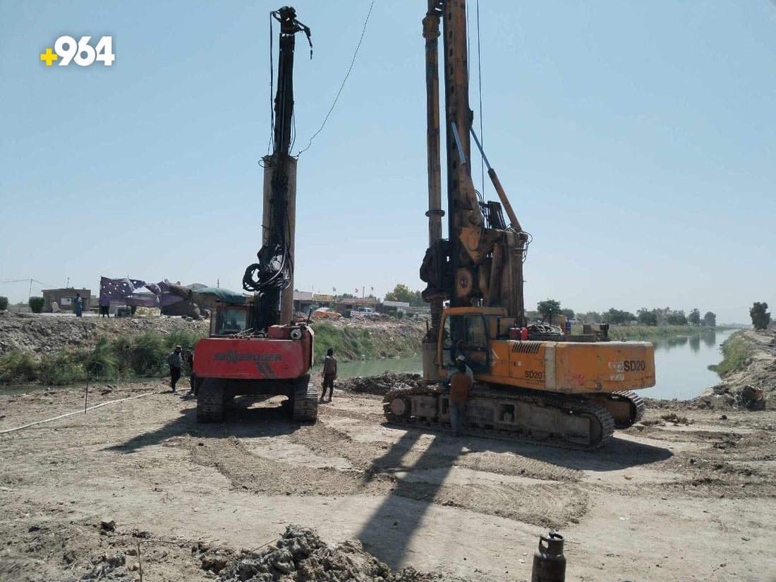 صور من كوثى: ثلاثة جسور جديدة لتسهيل حركة السيارات بين ضفتي المسيب