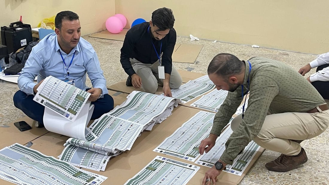 المفوضية تعلن مطابقة العد والفرز اليدوي والإلكتروني بالتصويت الخاص