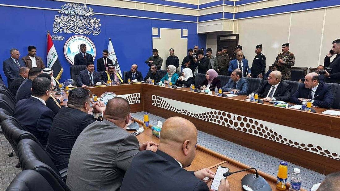 مجلس صلاح الدين يصوت على اختيار عادل الصميدعي رئيساً له ومحمد العطية نائباً للرئيس 