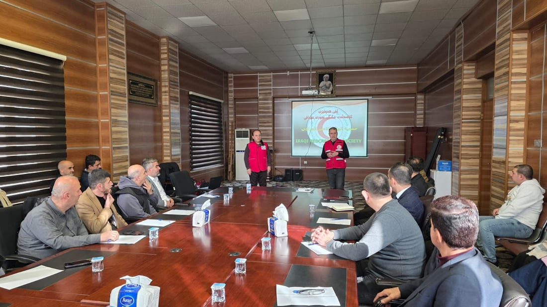 خولێكی فریاگوزاریی ته‌ندروستی بۆ یارمه‌تیدانی حاجییان به‌ڕێوه‌چوو