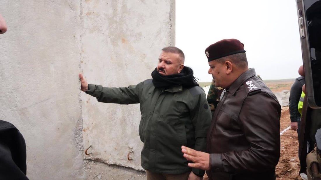 صور: وزير الداخلية في سنجار لمتابعة معمل “الكونكريت” الجاهز