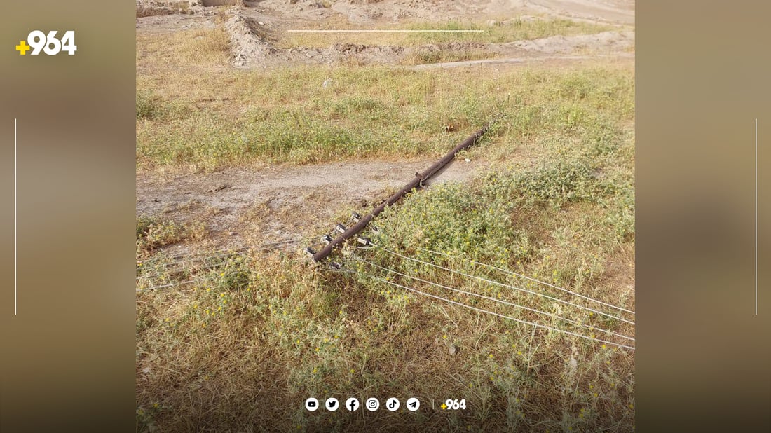 باران گوندی شێخالکی بێ کارەبا کرد