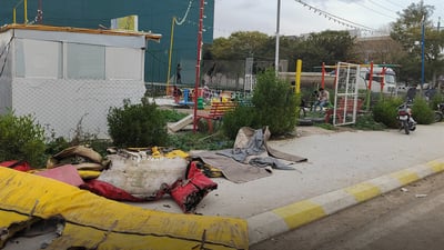 لە کەلار شوێنێکی یاری منداڵان سوتێنرا