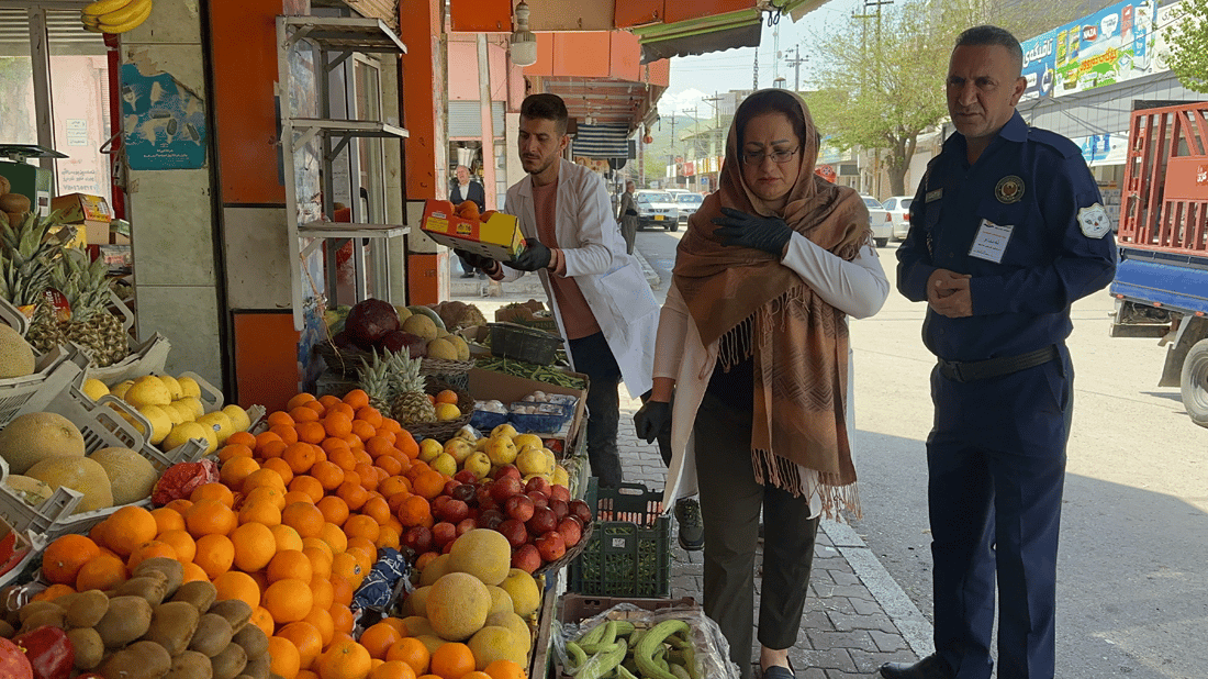 زیاتر لە سێ تۆن و 500 کیلۆگرام خواردنى نەشیاو دەستى بەسەرداگیراوە