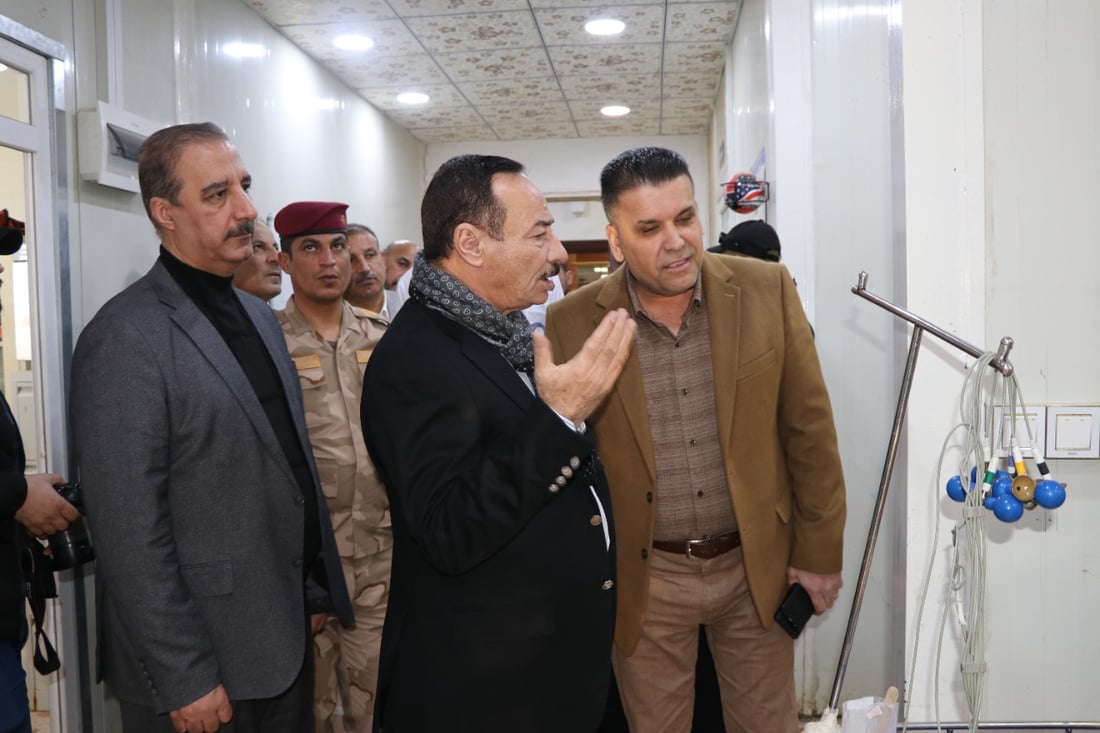 صور: المحافظ في سنجار.. والمدينة تفتح أمامه صندوق المشاكل وموانع عودة السكان