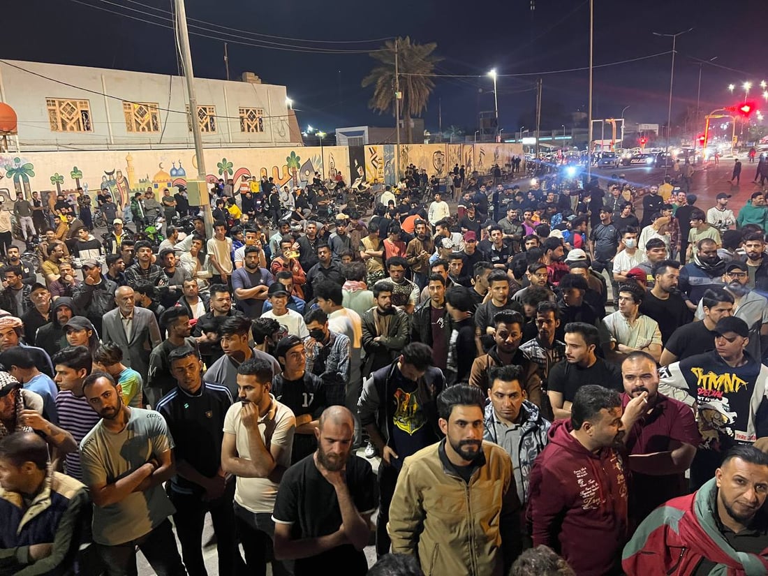 صور: تظاهرة ليلية حاشدة في الكوت تطالب بالانفصال الإداري وحصة من الأمن الغذائي