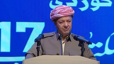 البارزاني يهنئ أهالي السليمانية بذكرى تأسيس المدينة: موطن الأدباء والشعراء والثوار
