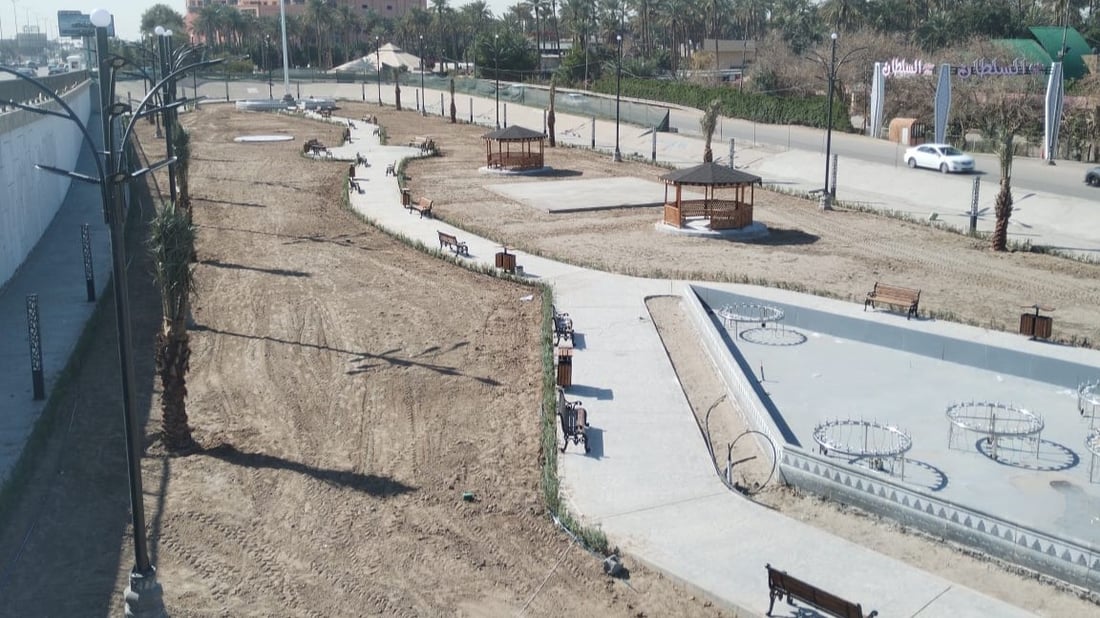 تحت جسر الجادرية.. المتنزه الجديد جاهز لاستقبالكم والنافورة الراقصة قريباً (صور)