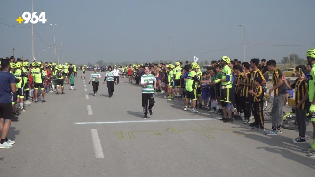 Marathon and cycling competition unites Babylon and Baghdad