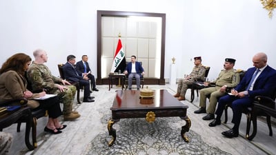عێراق لە بەکارهێنانى ئاسمانەکەى نیگەرانە؛ سودانى لەگەڵ بەرپرسانى باڵیۆزخانەى ئەمریکا کۆبووەوە