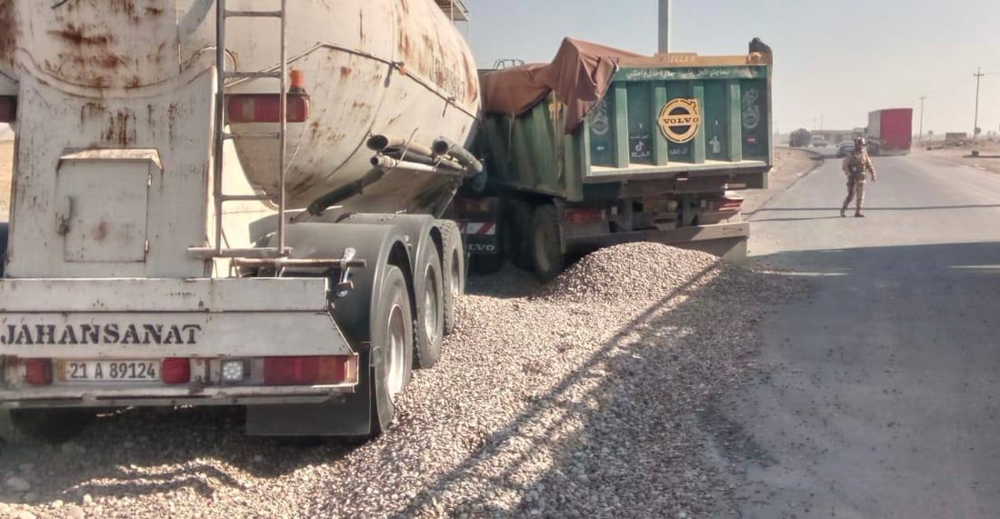 صور: 6 سيارات تصادمت و4 مصابين حصيلة حوادث يوم واحد في داقوق